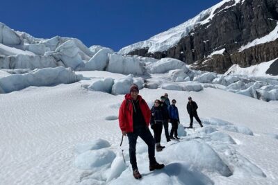 Full Day Guided Glacier Hike on The Athabasca with IceWalks - Getting Micro-Spikes On: Safety and Traction You Can Feel