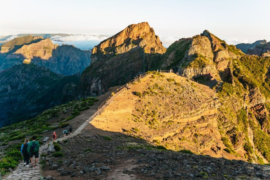 Funchal: Pico do Arieiro Sunrise Hiking Transfer - Achada do Teixeira: where the hike ends and the van collects you