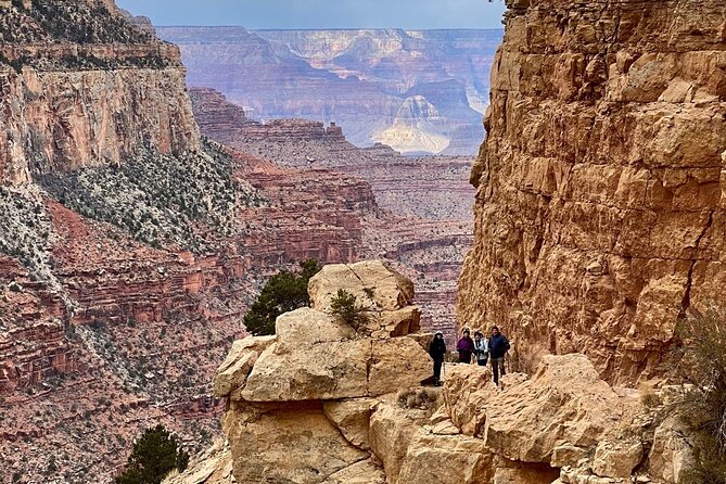 Grand Canyon Private Hike - The snack overlook about 1.5 miles in, then the climb back