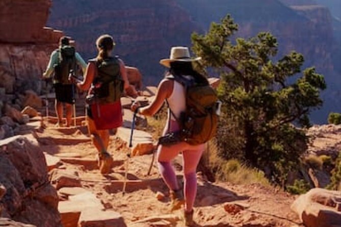 Grand Canyon South Kaibab Day Hike - The route you’ll follow: Yaki Point to Ooh Aah Point and Cedar Ridge