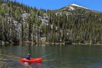 Guided Alpine Lake Float and Hike - Southern Bitterroot Mountains - The hike to the alpine lake: glacial canyon work with guided stops