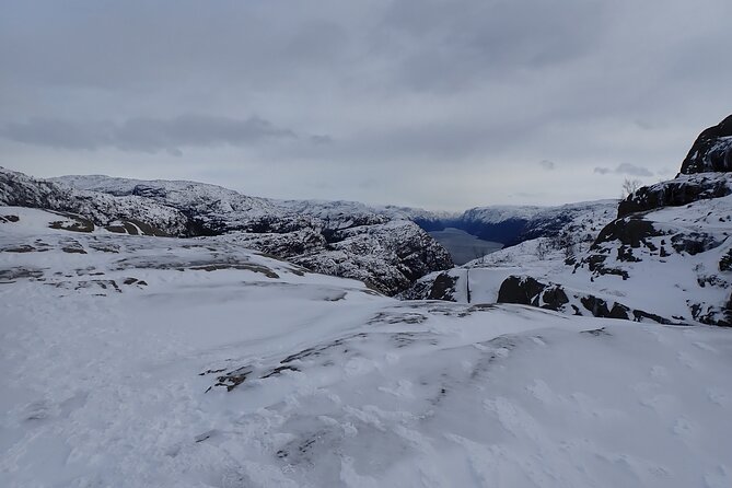 Guided winter hike to Pulpit Rock Preikestolen - The Lysefjord Stop: A Scenic Warm-Up Before the Climb