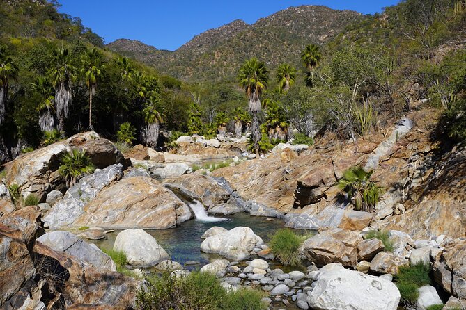 Hidden Waterfalls Hiking Adventure - Sierra de la Laguna Mountains: the hike starts before the waterfall