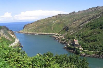 Hike from San Sebastian to San Pedro across St James Way - Monte Ulia to the bay of Pasaia: stairs, viewpoints, and slip control