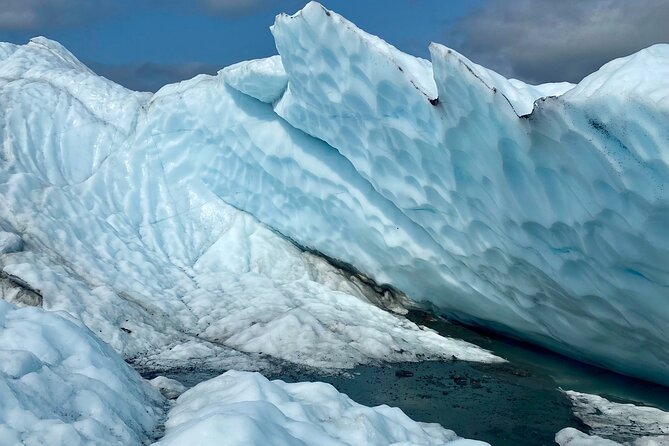 Hike Matanuska Glacier w/Alaska Local Honey, Wine Tasting - Stop 1: standing between ice walls on the glacier