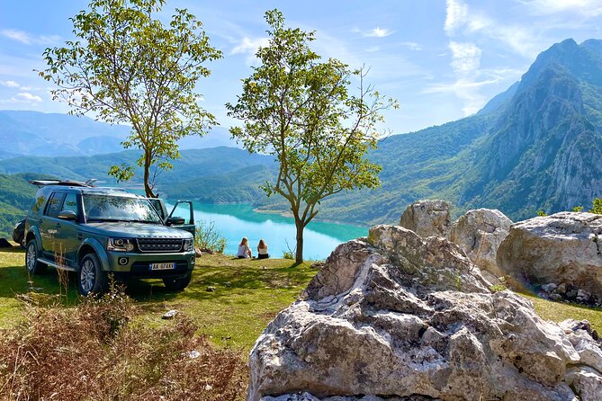 Hike on Gamti Mt & Bovilla Lake from Tirana on Luxe Land Rover - From Tirana in a dark grey Land Rover: comfort that actually matters
