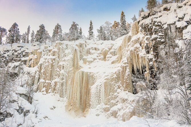 Hike to Frozen Waterfalls of Korouoma Including BBQ Lunch from Rovaniemi - The Korouoma hike: icicles, frozen canyons, and slippery uphill