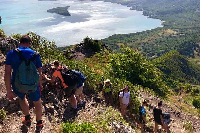 Hiking and Climbing UNESCO Le Morne Brabant - What You’ll See Up There: Lagoons, Islands, and Color Changes