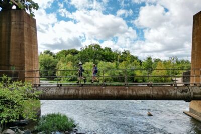 Hiking the James River in Richmond, VA - Route rundown: Belle Isle, the Flood Wall Trail area, and the river-crossing views