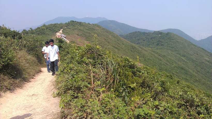 Hong Kong: Dragon's Back Hike - The finish near Shek O Village and Beach: your choice at the end