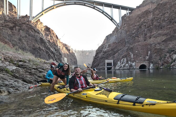 Hoover Dam & Hot Springs Kayak Tour with Lunch & Expert Guide - Kayaking From the Base of Hoover Dam Into Black Canyon