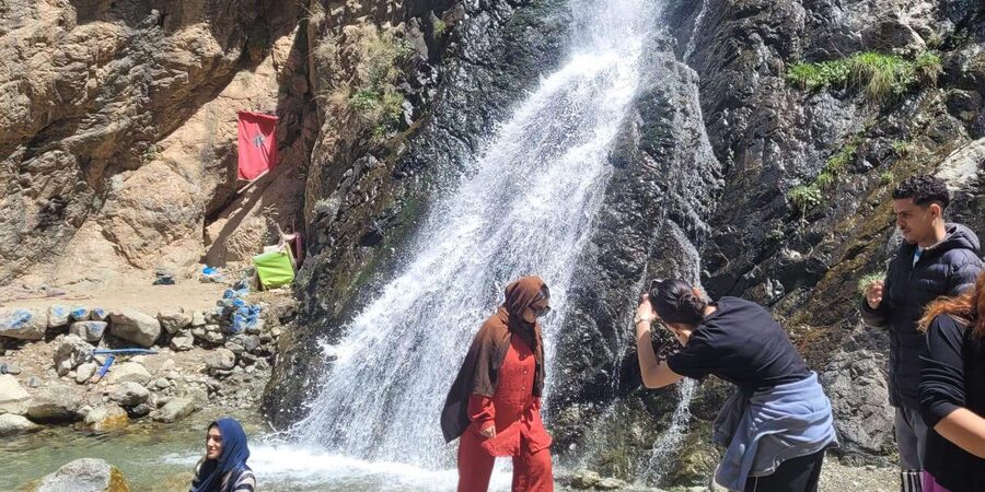 imlil valley atlas mountains guided walk & lunch with locals - Ait Souka lunch on a terrace: why the meal is worth paying for