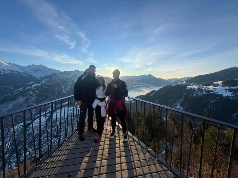Interlaken: Guided Hike to Harder Kulm with Swiss Triathlete - Summit time at Harder Kulm: views, photos, and a real finish