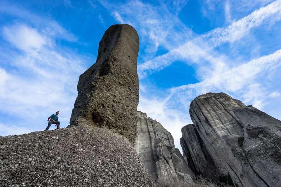 Kastraki: Meteora Via Cordata Hiking Tour to the Great Saint - Descent Back to Kastraki: Let the Rock Teach You Twice
