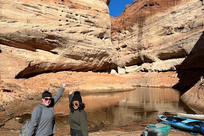 Kayak Antelope Canyon and hike, at Lake Powell - Meet-Point to Launch: Orientation Timing Is Non-Negotiable