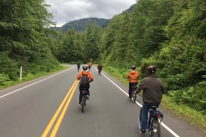Ketchikan Electric Bike and Rain Forest Hike Ecotour - Food, drinks, and the rain reality