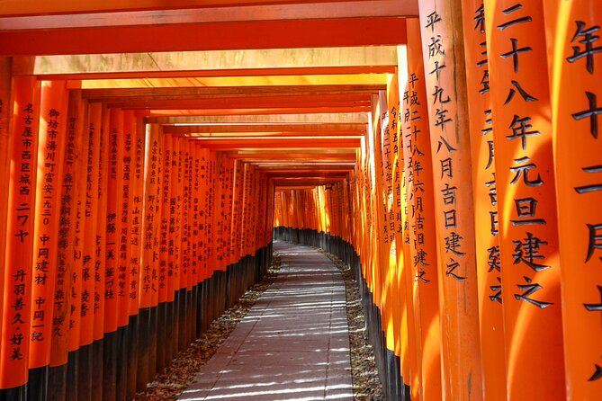 Kyoto: Fushimi Inari Hidden Hike (Private) - The downhill payoff: Fushimi Momoyama Castle from the mountainside
