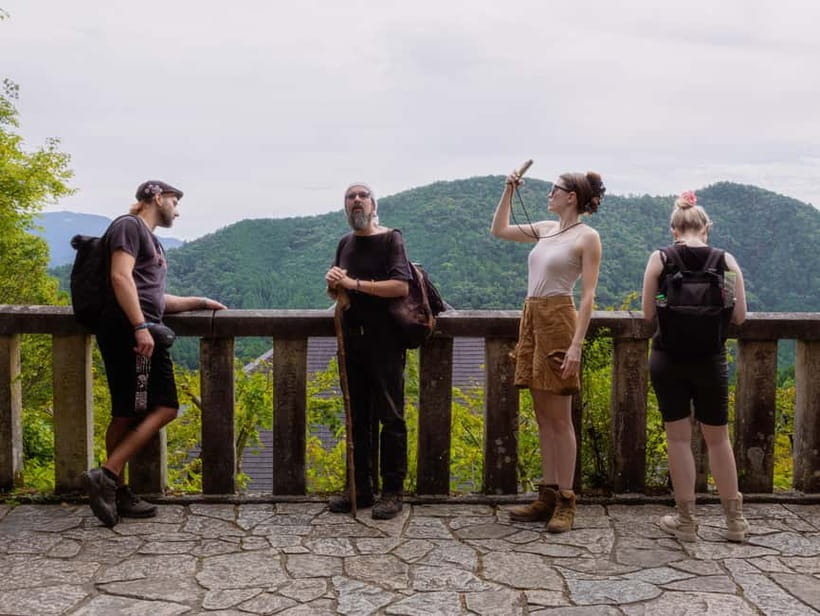 Kyoto: Hike and Hot Springs in Kurama - Hiking up through cedars toward Kurama Temple