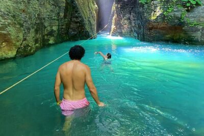 La Leona waterfall adventure hike half day - The swim-and-photos stop: 30 minutes at Leona