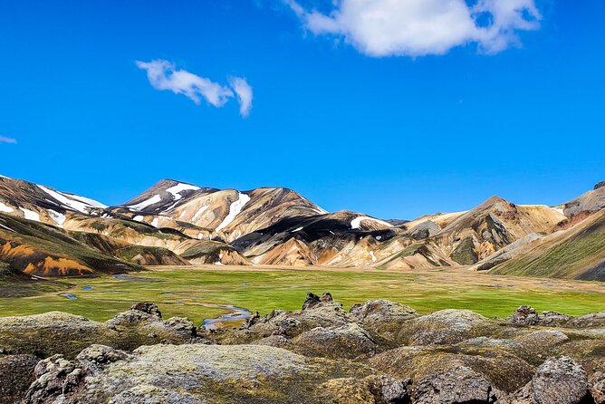 Landmannalaugar, Hekla, Sigoldugljufur 4x4 tour with Hiking - Landmannalaugar: Color Mountains, Lava Terrain, and a Natural Pool Break