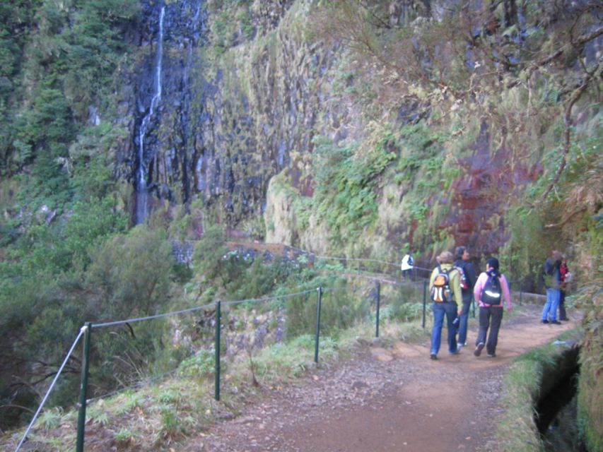 Madeira: Rabaçal, Risco and 25 Fontes Guided Hiking Tour - 25 Fontes: the lake and cascades, plus the one-way crowd flow