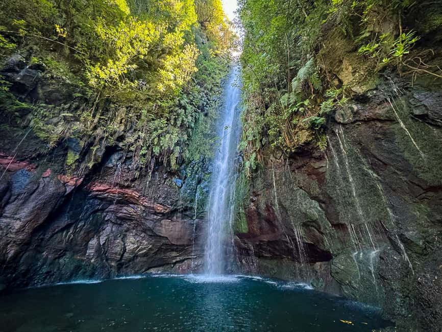 Madeira: Rabaçal Valley and the 25 Fountains Hike - Going back through Laurisilva and the natural tunnel payoff