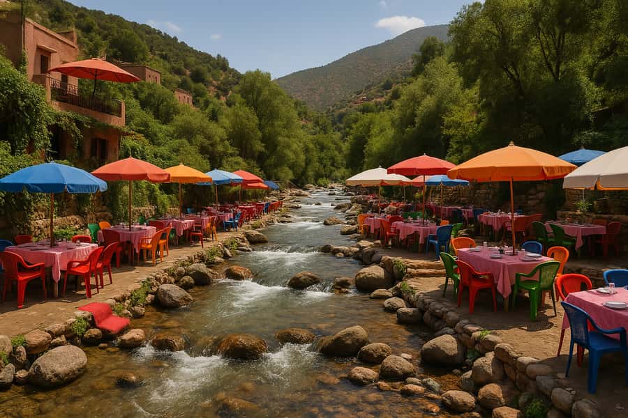 Marrakech: ourika valley lunch & guided hike to waterfalls - Leaving Marrakech early: the drive to the Atlas Mountains sets expectations