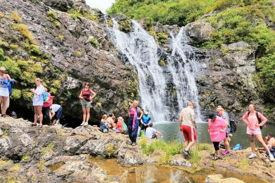 Mauritius: 7 Waterfalls Hike with Lunch and Hotel Transfers - Tamarind Falls Up Close: Swimming Ponds, Natural Massage, and the Heart-Shaped Stop
