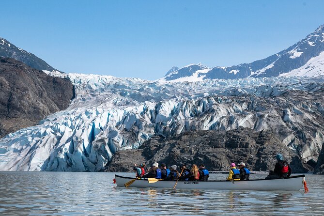 Mendenhall Glacier Canoe Paddle and Hike Juneau - Where The Day Starts in Juneau: Franklin Street and the “C” Sign