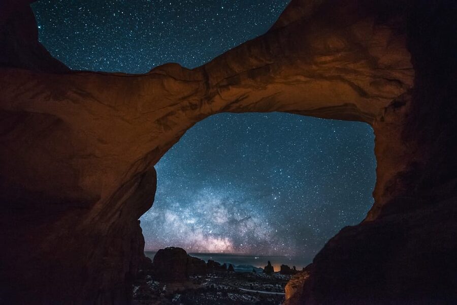 Moab: The Windows Astro-Photography and Stargazing Hike - Gear provided: red headlamps and tripods that actually help