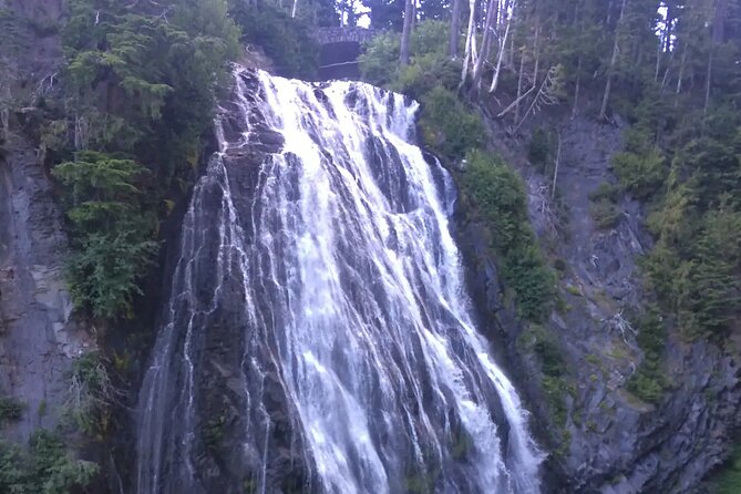 Mt. Rainier highlights - old forest, falls and glaciers - Winter and Spring Mode: Snowshoeing With Gear Included