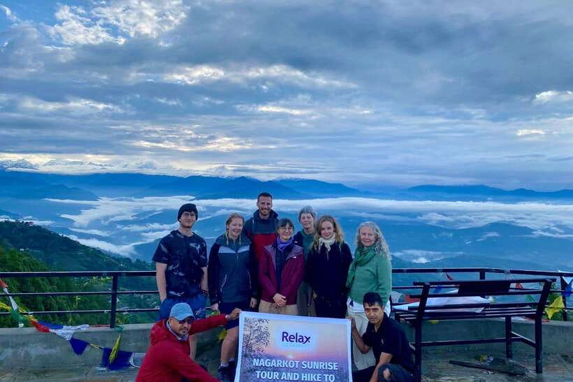 Nagarkot Sunrise View & Day Hike with Lunch - Private/Group - Nagarkot view tower: how the dawn viewing actually plays out