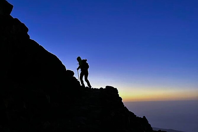 Night Hike to Summit of Teide for Sunrise and the Volcano Shadow - Sunrise Payoff: Gold Light and Teide’s Triangular Shadow
