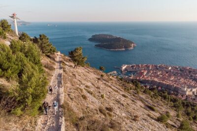 Panoramic Sunset Hike - The hike route: Dubrovnik Walls views without the worst bottlenecks