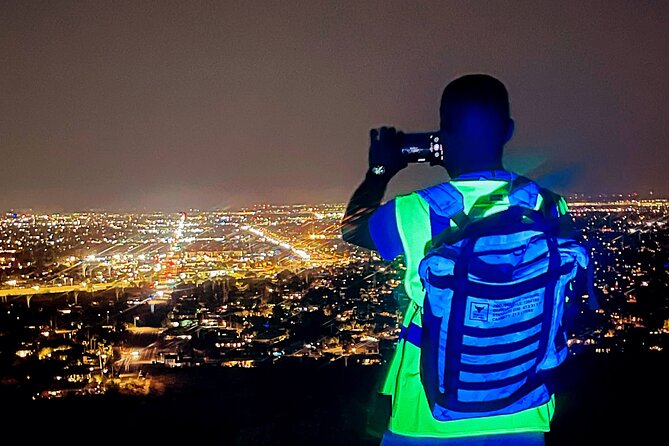 Phoenix Mountains Preserve Night Glow Hike - UV flashlights in the Phoenix Mountains Preserve: the science-meets-fun part