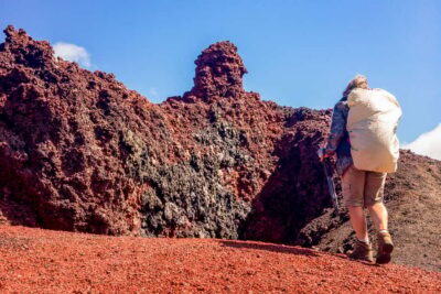 Réunion: Piton de la Fournaise Volcano off trail Hike - Meeting at Pas de Bellecombe: set yourself up for a long day