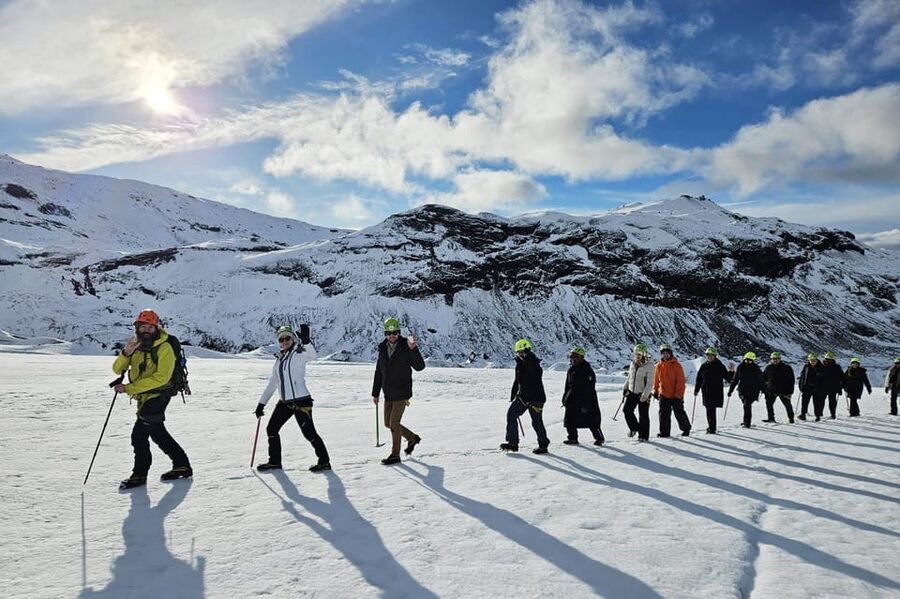 Reykjavik: Glacier Hike, Waterfalls and Black Sand Beach - Eyjafjallajökull and the volcanic story from the road