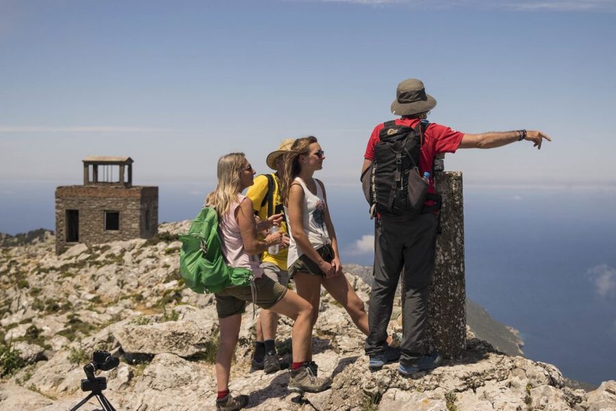 Rhodes: Hiking Tour to the Summit of Akramitis with Photos - Monolithos climb: cypress shade, Apollakia views, and rocky moments