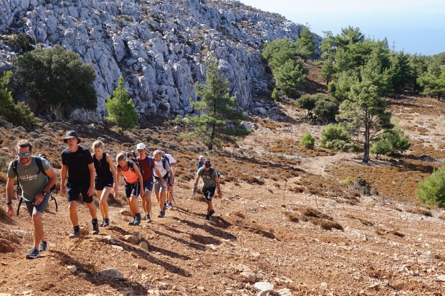 Rhodes: Hiking Tour to the Summit of Akramitis with Photos - Guides, snacks, and included gear that make the day easier