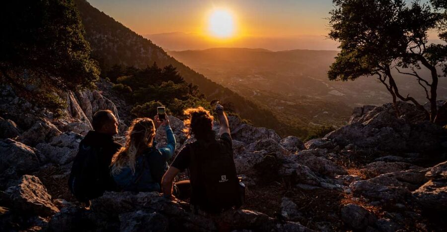 Rhodes: Profitis Ilias Guided Sunset Hike - Returning Down with Headlamps: Adventure, Not a Shuffle