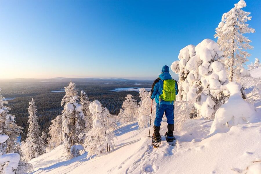 Rovaniemi: Hiking and Snowshoeing Adventure in Lapland - The point of this Lapland hike: Arctic Circle scenery on easy winter legs