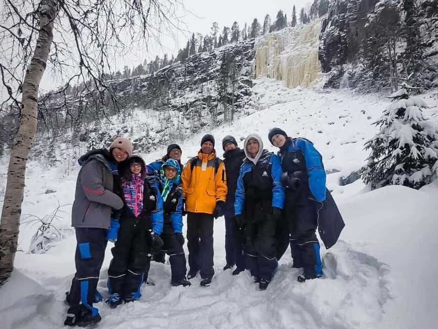 Rovaniemi: Korouoma Canyon Frozen Waterfalls Hike & BBQ - Korouoma’s frozen waterfall hike is the kind of winter you remember
