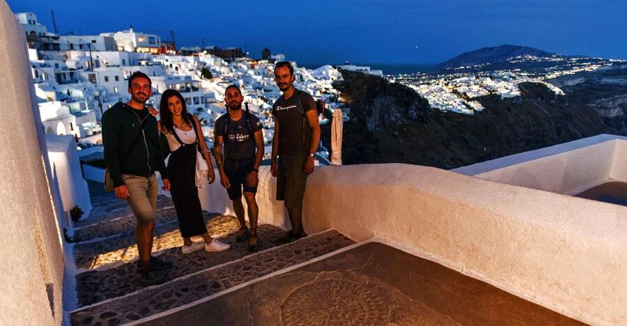 Santorini: Night Hike, Wine Tasting, and Greek Dinner - The Imerovigli wine tasting: Assyrtiko and Vinsanto
