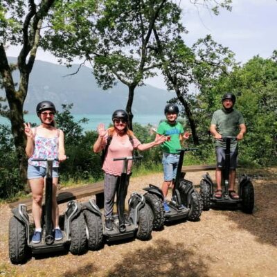 Segway hike 2h00 Aix les Bains between lake and forest - A First Taste of Views and Photo Stops, Right From the Start