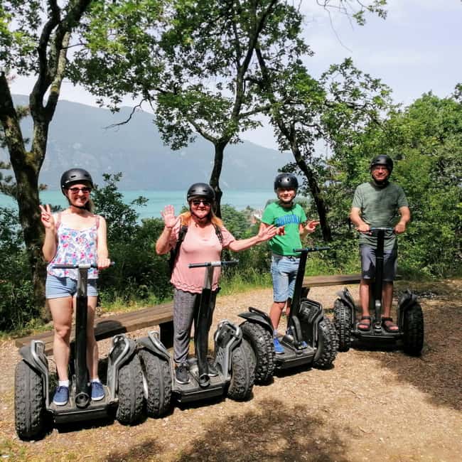 Segway hike 2h00 Aix les Bains between lake and forest - A First Taste of Views and Photo Stops, Right From the Start