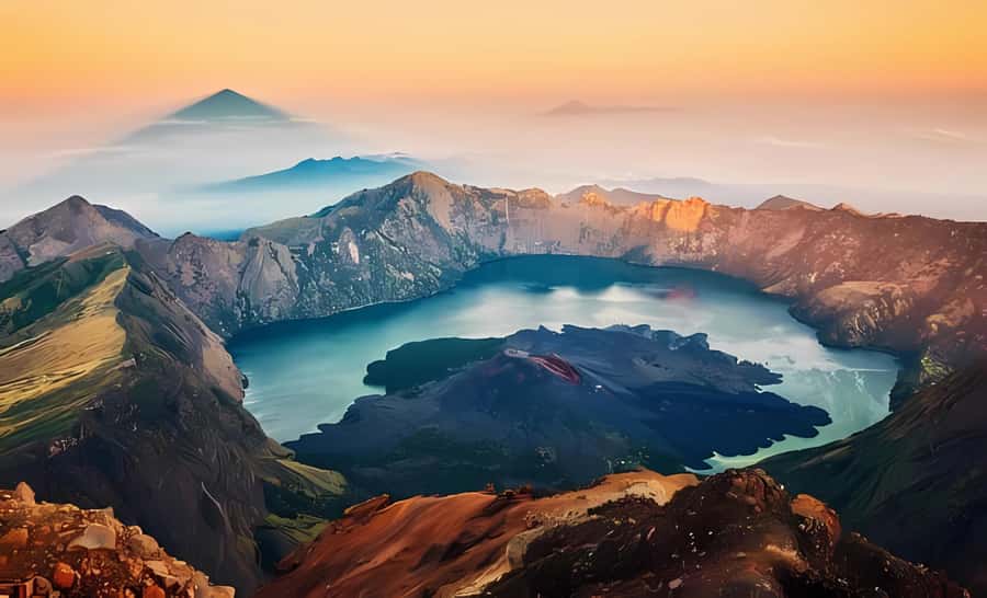 Sembalun/Senaru: Mt. Rinjani Summit 2-Day Trekking Tour - Day 1: from registration to crater rim sunset over Segara Anak