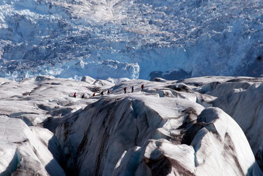 Skaftafell: Blue Ice Experience Easy Glacier Hike - Stepping onto Falljökull: Blue Ice, Crevasses, and Real Glacier Formations