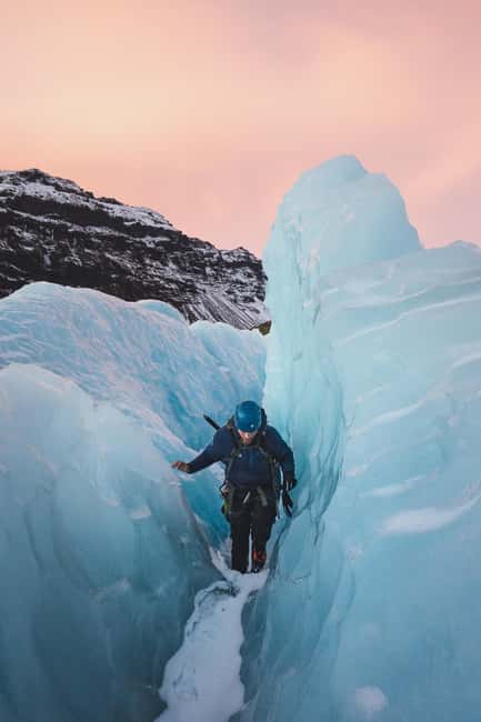 Skaftafell: Blue Ice Maze Glacier Hike on Vatnajökull - Photo time on blue ice walls: dramatic, but don’t skip the lessons