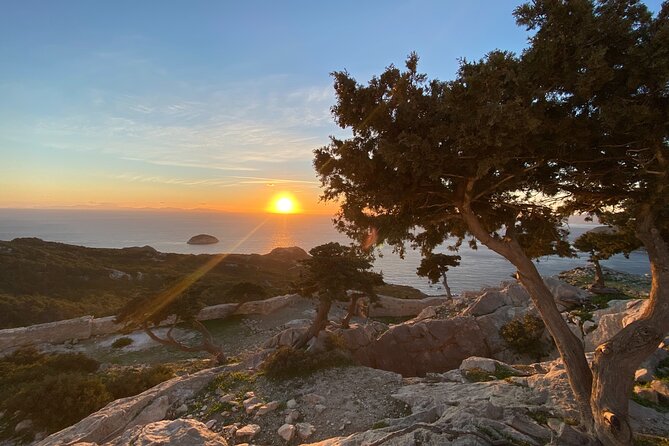 Small Group Hiking Sunset in Monolithos - Stop 2: Back through Monolithos as dusk settles