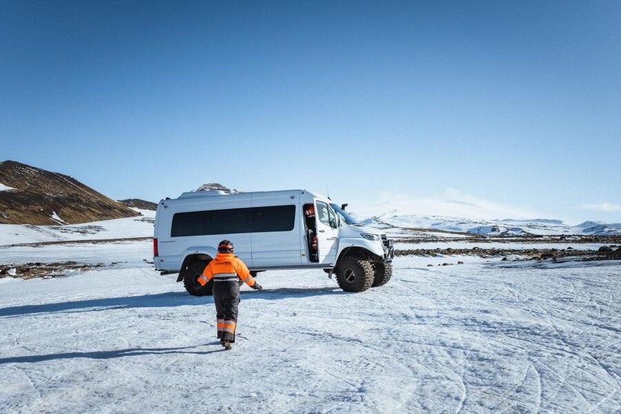 Snowmobiling on Eyjafjallajökull – The Summit of Adventure - Brú Base Camp Start: Easy Access, Real Adventure Energy
